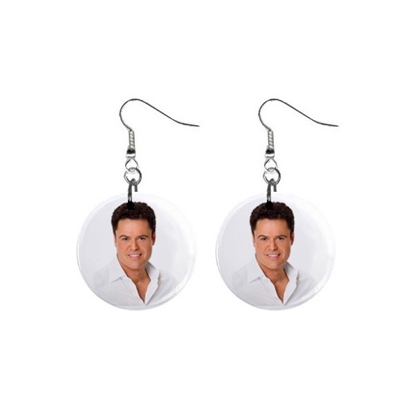 Button Earrings on Donny Osmond   Button Earrings   Stars On Stuff