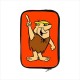 The Flintstones Barney Rubble - Apple iPad Mini/Mini 2 Retina Soft Zip Case