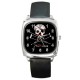 Jackass - Silver Tone Square Metal Watch