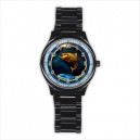 Game Of Thrones Tully - Mens Black Stainless Steel Round Watch