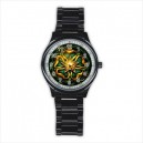 Game Of Thrones Tyrell - Mens Black Stainless Steel Round Watch