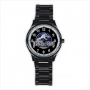 Jurassic Park - Mens Black Stainless Steel Round Watch