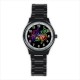 Daft Punk - Mens Black Stainless Steel Round Watch