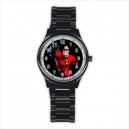Disney Mr Incredible - Mens Black Stainless Steel Round Watch