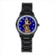 Yogi Bear - Mens Black Stainless Steel Round Watch