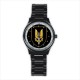 SAS Secret Air Service - Mens Black Stainless Steel Round Watch
