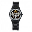 Mercian Regiment - Mens Black Stainless Steel Round Watch