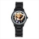 Kylie Minogue - Mens Black Stainless Steel Round Watch