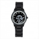 Frank Sinatra - Mens Black Stainless Steel Round Watch