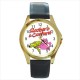 Roobarb And Custard - Gold Tone Metal Watch