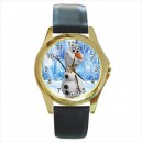 Disney Frozen Olaf - Gold Tone Metal Watch