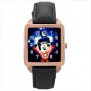 Disney Mickey Mouse - Square Unisex Rose Gold Tone Watch