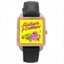 Roobarb And Custard - Square Unisex Rose Gold Tone Watch