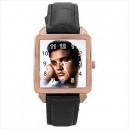 Elvis Presley - Square Unisex Rose Gold Tone Watch