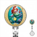 Disney Ariel The Little Mermaid - Stainless Steel Nurses Fob Watch