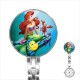 Disney Ariel The Little Mermaid - Stainless Steel Nurses Fob Watch