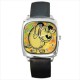 Muttley - Silver Tone Square Metal Watch