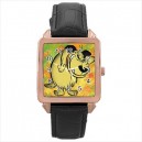 Muttley - Silver Tone Round Metal Watch