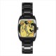 Mutley - Mens Black Stainless Steel Barrel Style Watch