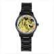 Muttley - Mens Black Stainless Steel Round Watch