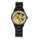 Muttley - Mens Black Stainless Steel Round Watch