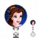 Disney Beauty And The Beast Belle - Stainless Steel Nurses Fob Watch