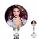 Kate Upton - Stainless Steel Nurses Fob Watch