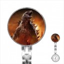Godzilla - Stainless Steel Nurses Fob Watch