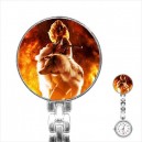 Lady Ga Ga La Chameleon - Stainless Steel Nurses Fob Watch
