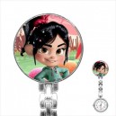 Wreck It Ralph Vanellope Von Schweetz - Stainless Steel Nurses Fob Watch