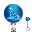 Disney Cinderella Slipper - Stainless Steel Nurses Fob Watch