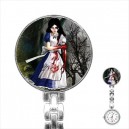 Alice Madness Returns - Stainless Steel Nurses Fob Watch