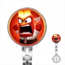 Disney Inside Out Anger - Stainless Steel Nurses Fob Watch
