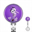 Disney Inside Out Fear - Stainless Steel Nurses Fob Watch