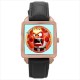 Disney Inside Out Anger - Square Unisex Rose Gold Tone Watch