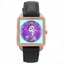 Disney Inside Out Fear - Square Unisex Rose Gold Tone Watch