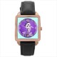 Disney Inside Out Fear - Square Unisex Rose Gold Tone Watch