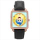 Disney Inside Out Joy - Square Unisex Rose Gold Tone Watch
