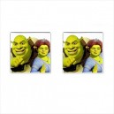 Shrek And Princess Fiona - Cufflinks (Square)