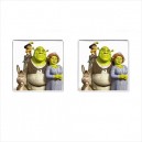 Shrek Group Hug - Cufflinks (Square)