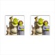 Shrek Group Hug - Cufflinks (Square)