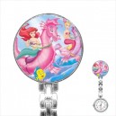 Disney The Little Mermaid - Stainless Steel Nurses Fob Watch