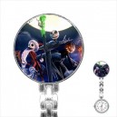 Jack Skellington The Nightmare Before Christmas - Stainless Steel Nurses Fob Watch
