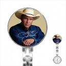 Garth Brooks - Stainless Steel Nurses Fob Watch