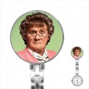 Mrs Browns Boys Agnes - Stainless Steel Nurses Fob Watch