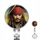 Johnny Depp Captain Jack Sparrow - Stainless Steel Nurses Fob Watch