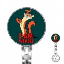I Am Weasel - Stainless Steel Nurses Fob Watch