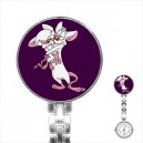 Pinky And The Brain - Stainless Steel Nurses Fob Watch