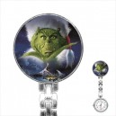 Jim Carey The Grinch - Stainless Steel Nurses Fob Watch