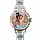 Disney The Princess And The Frog - Round Italian Charm Watch